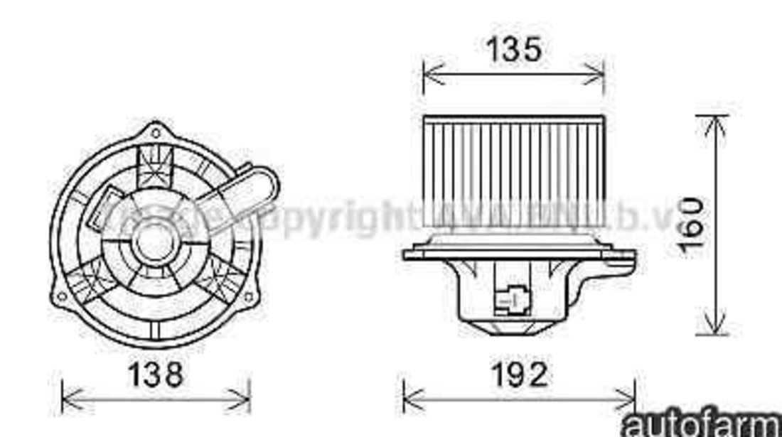 Electromotor, ventilatie interioara KIA PRO CEE'D (ED) KIA U90113