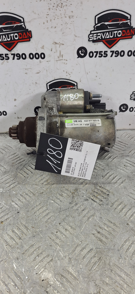 Electromotor Volkswagen Golf 6 (2008-2013) 1.4 Benzina 2010, 02Z911023G / 6+1