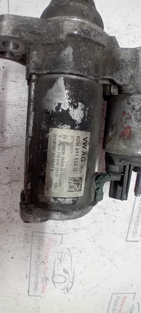Electromotor Volkswagen Golf 7 1.2 Benzina 2014, 02M911024Q