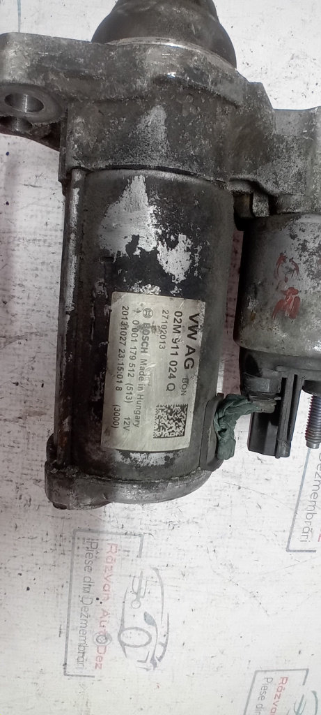 Electromotor Volkswagen Golf 7 1.2 Benzina 2014, 02M911024Q