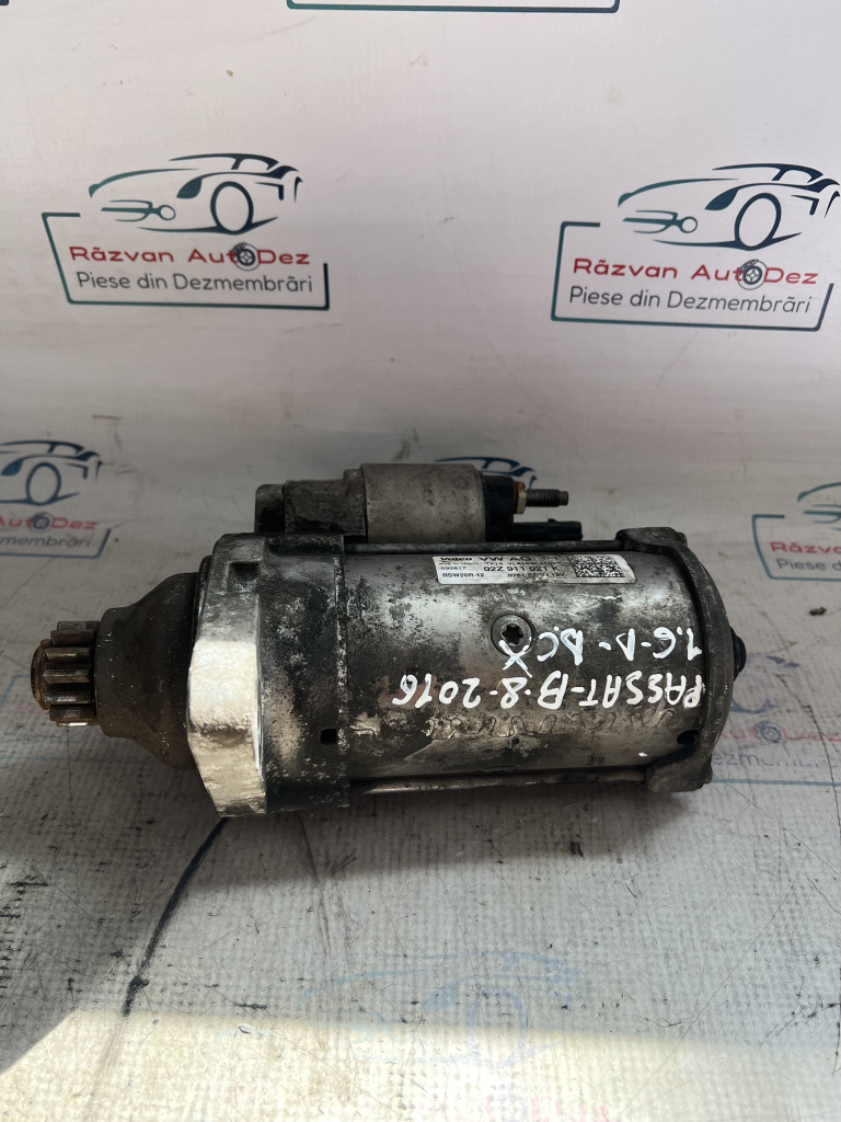 Electromotor Volkswagen Passat B8 1.6 Motorina 2016, 02Z911021K