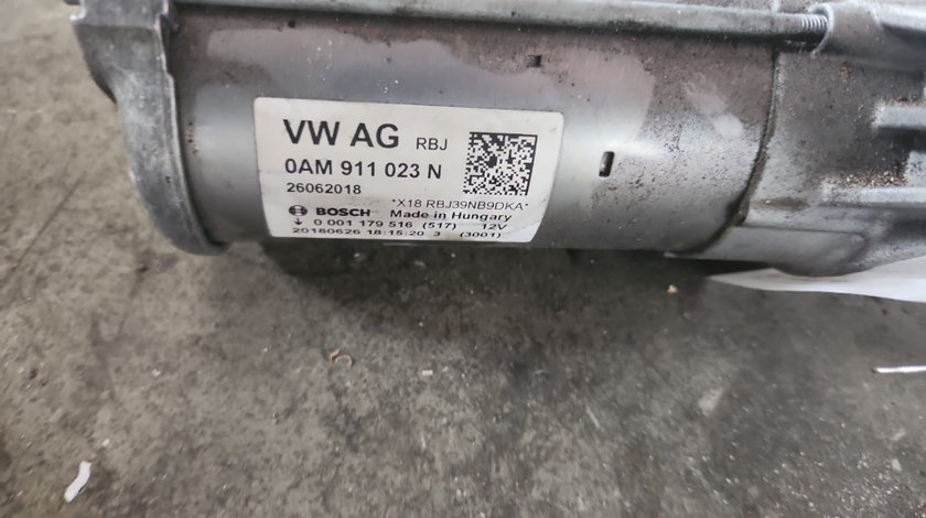 Electromotor Volkswagen Tiguan 5N 1.4 Tsi CZD 2018 Cod : 0AM911023N