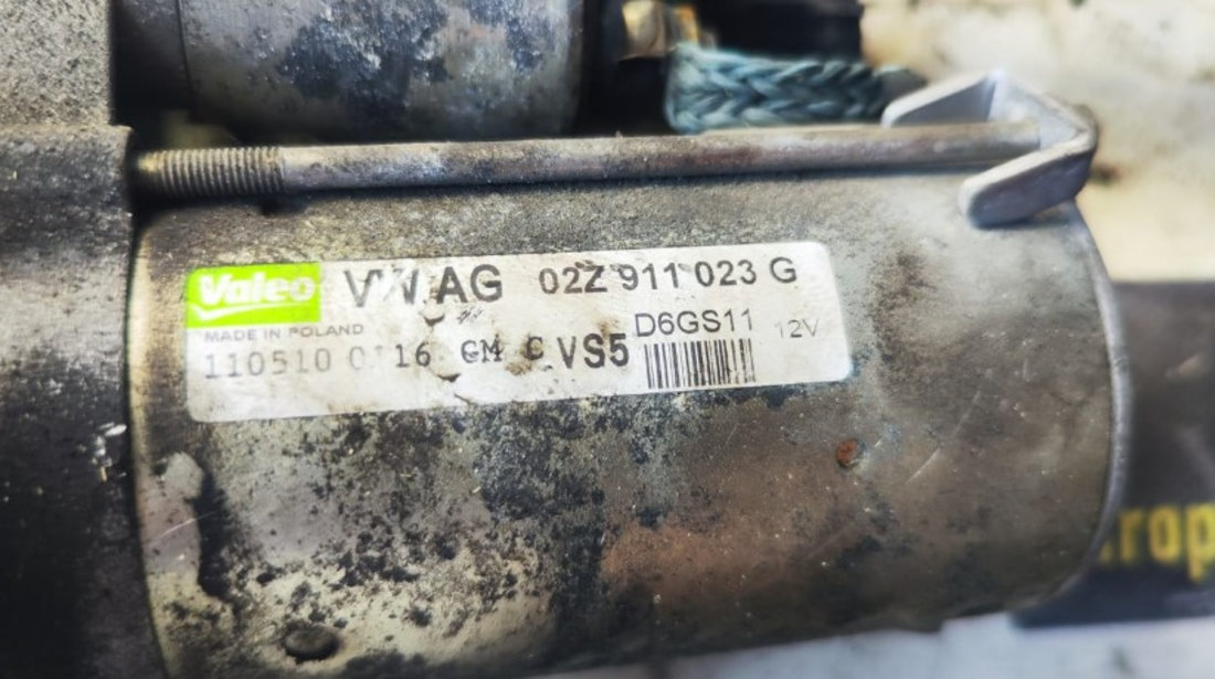 Electromotor Vw Golf 6 1.4 TSI cod motor CAX an 2011 cod 02Z911023G