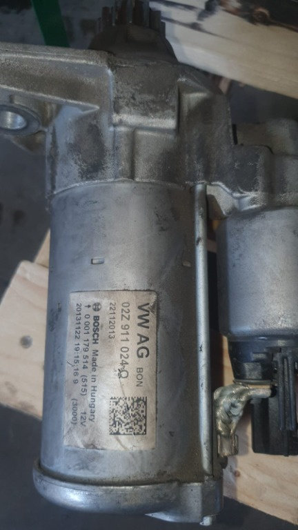 Electromotor Vw Golf 7 1.4 TSI 140cp / 103 Kw cod motor CHP an fabricatie 2015 cod piesa 02Z911024Q ...