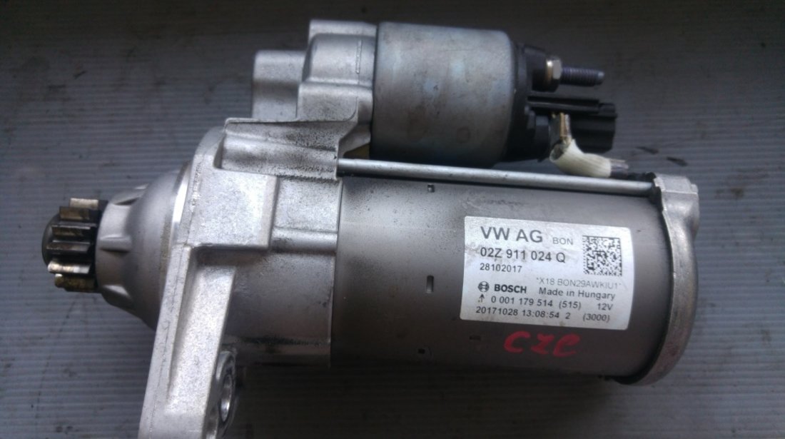 Electromotor vw golf 7 audi a3 8v 1.4 tsi czc 02z911024q