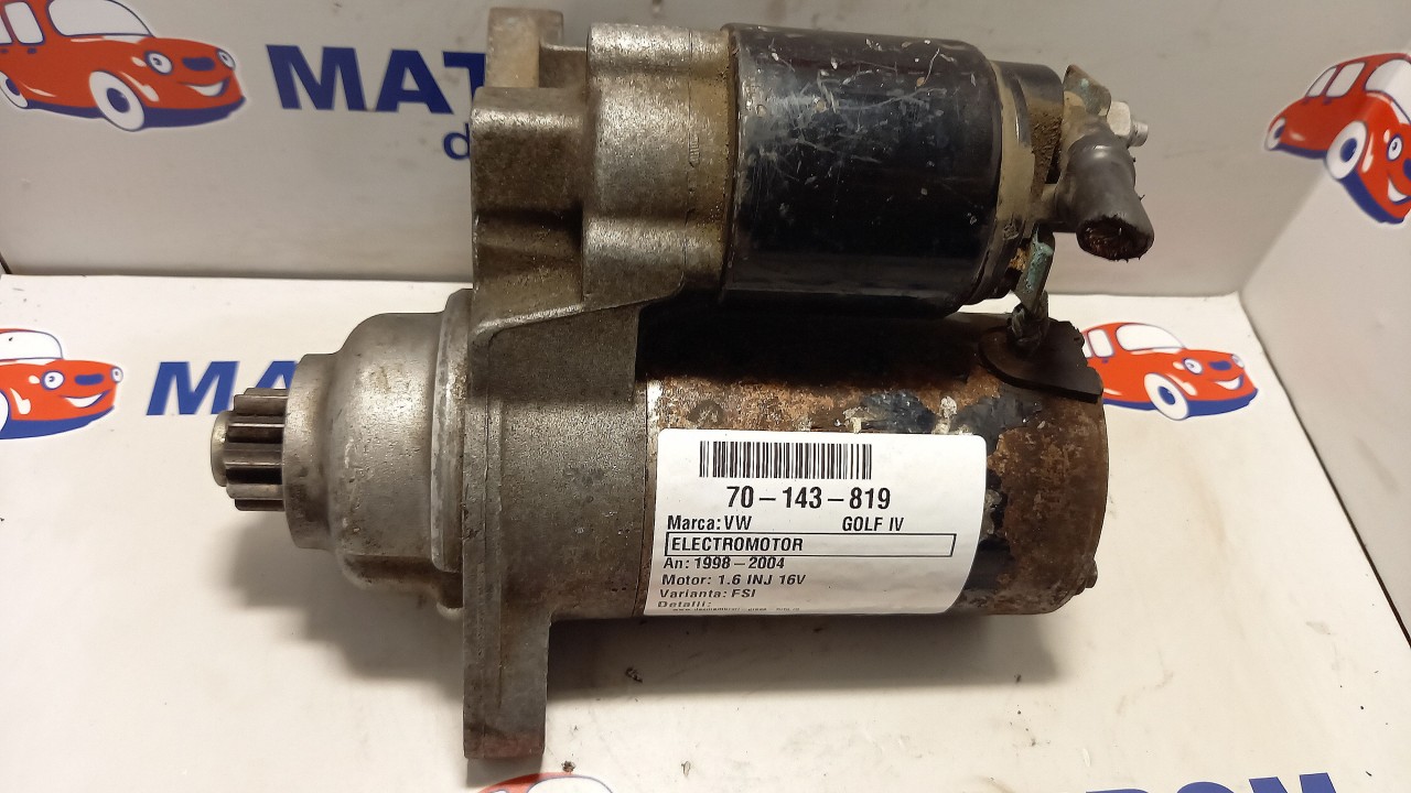 ELECTROMOTOR VW GOLF IV 1.6 INJ 16V - (1998 2004)