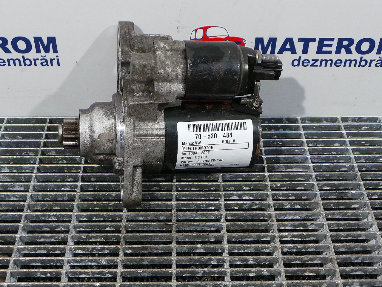 ELECTROMOTOR VW GOLF V 1.6 FSI - (2004 2008)