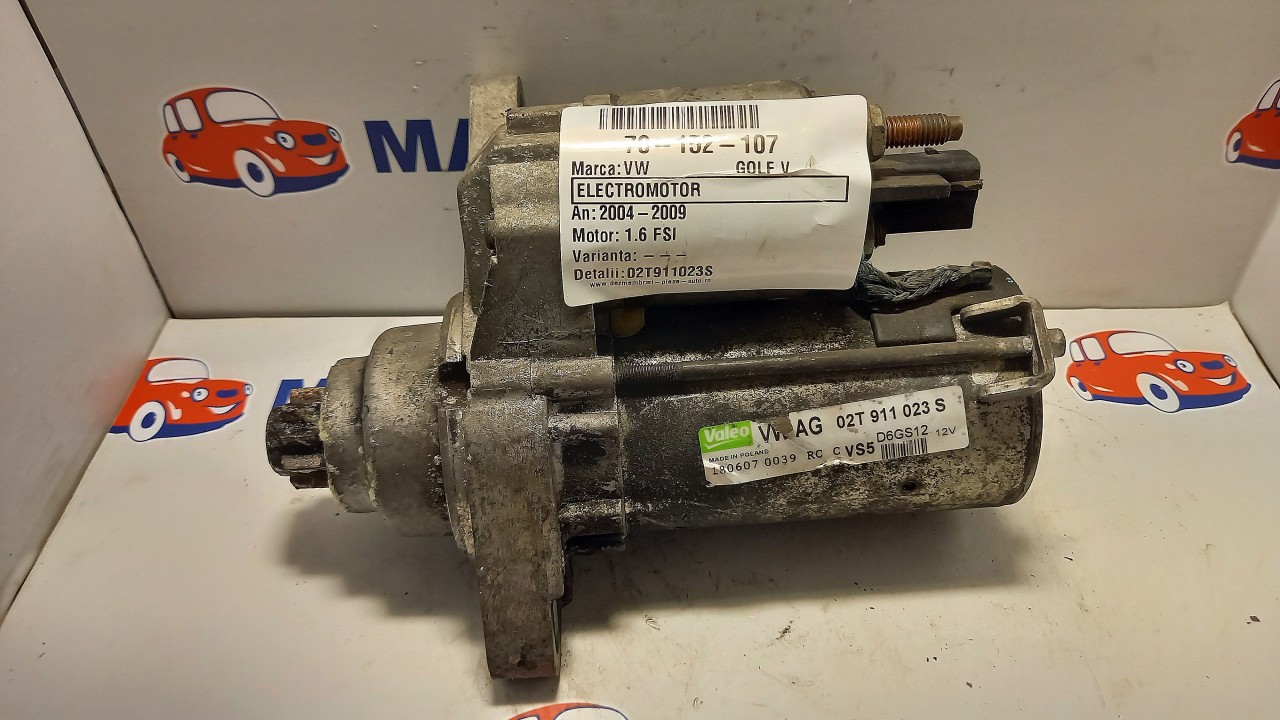 ELECTROMOTOR VW GOLF V 1.6 FSI - (2004 2008)