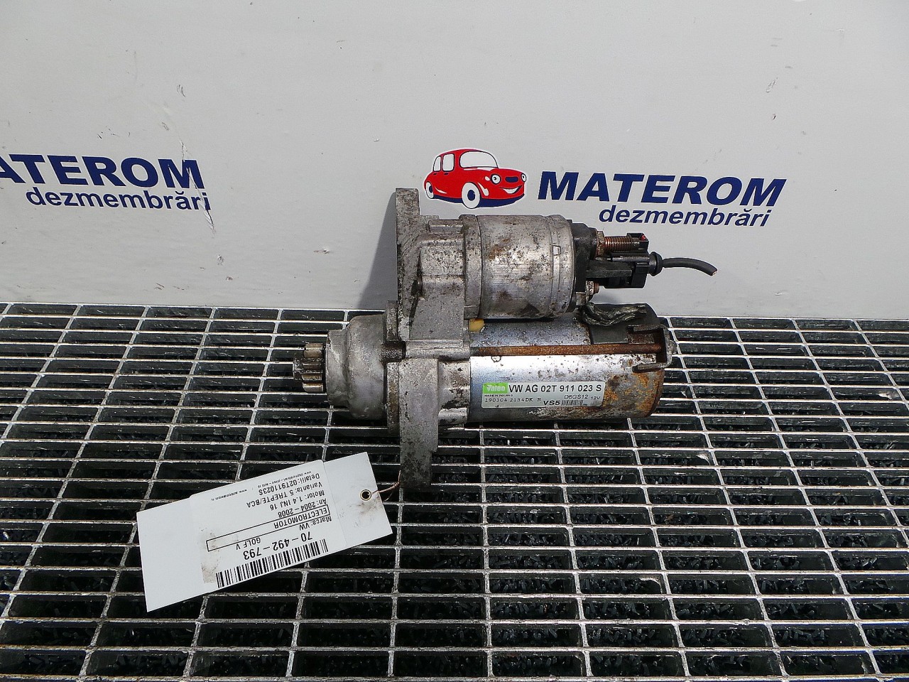 ELECTROMOTOR VW GOLF V GOLF V 1.4 INJ 16V - (2004 2008)