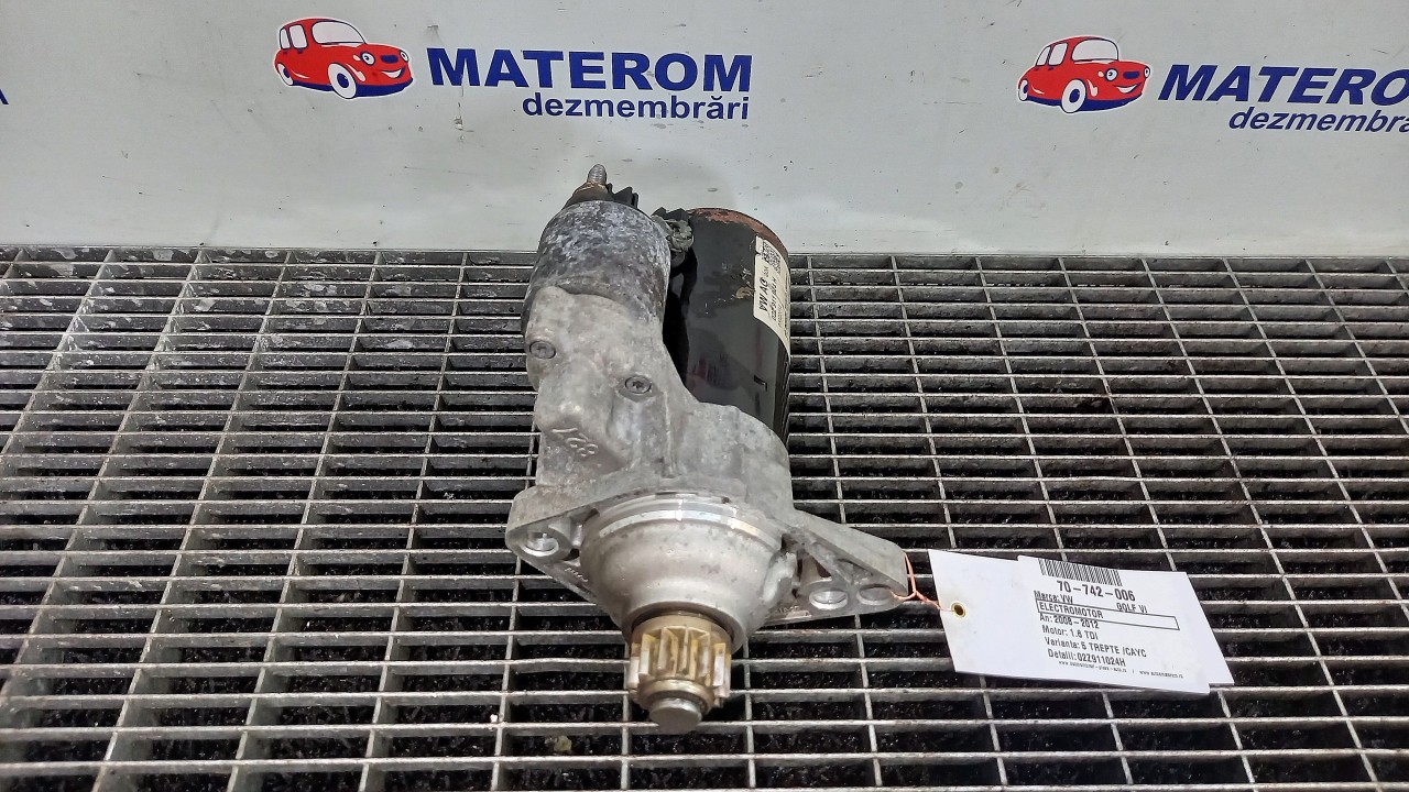 ELECTROMOTOR VW GOLF VI 1.6 TDI - (2008 2012)