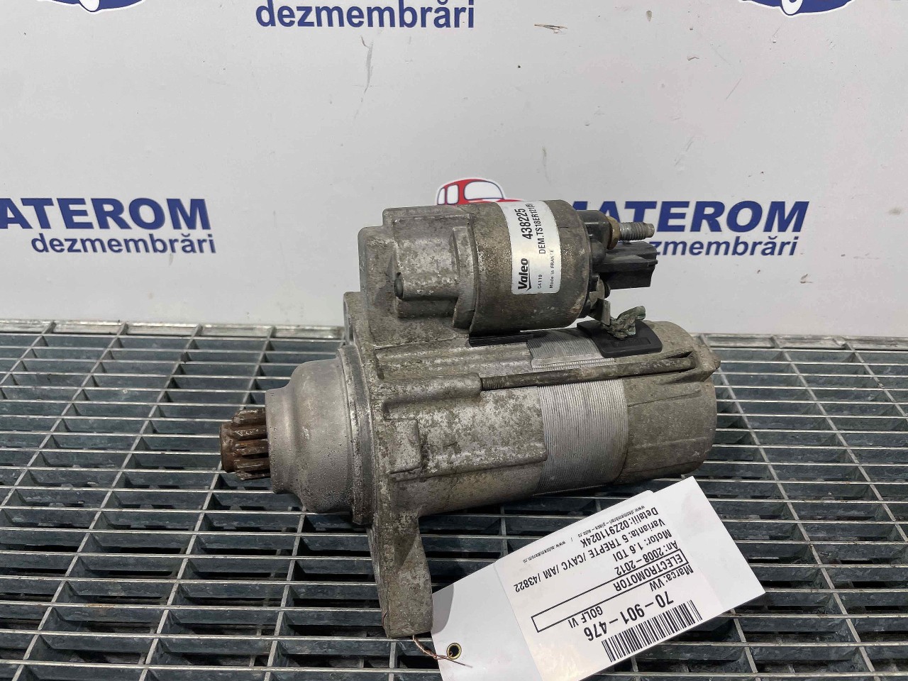 ELECTROMOTOR VW GOLF VI 1.6 TDI - (2008 2012)