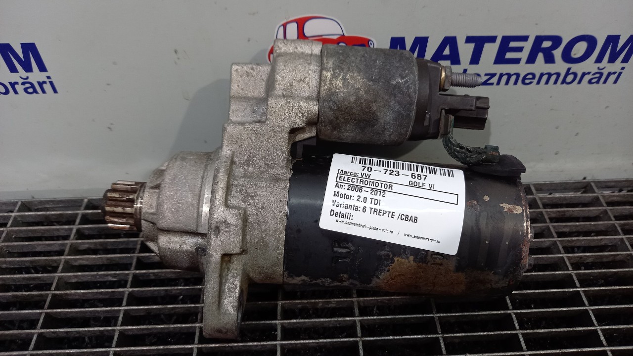ELECTROMOTOR VW GOLF VI 2.0 TDI - (2008 2012)