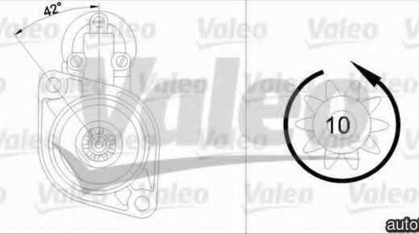 Electromotor VW NEW BEETLE 9C1 1C1 VALEO 455939