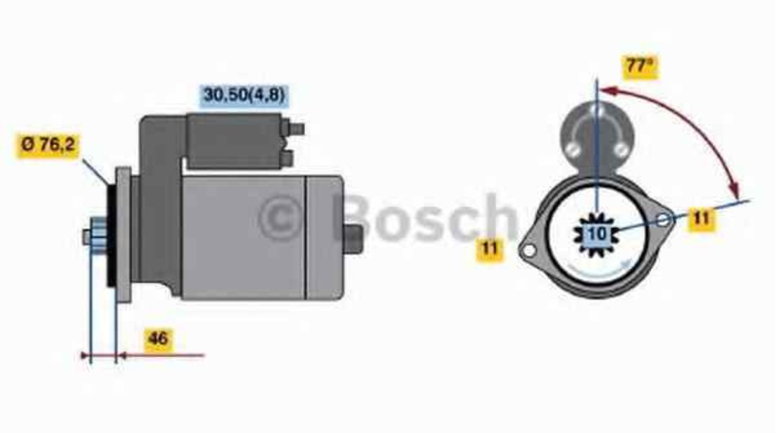 Electromotor VW PASSAT CC 357 BOSCH 0 001 123 016