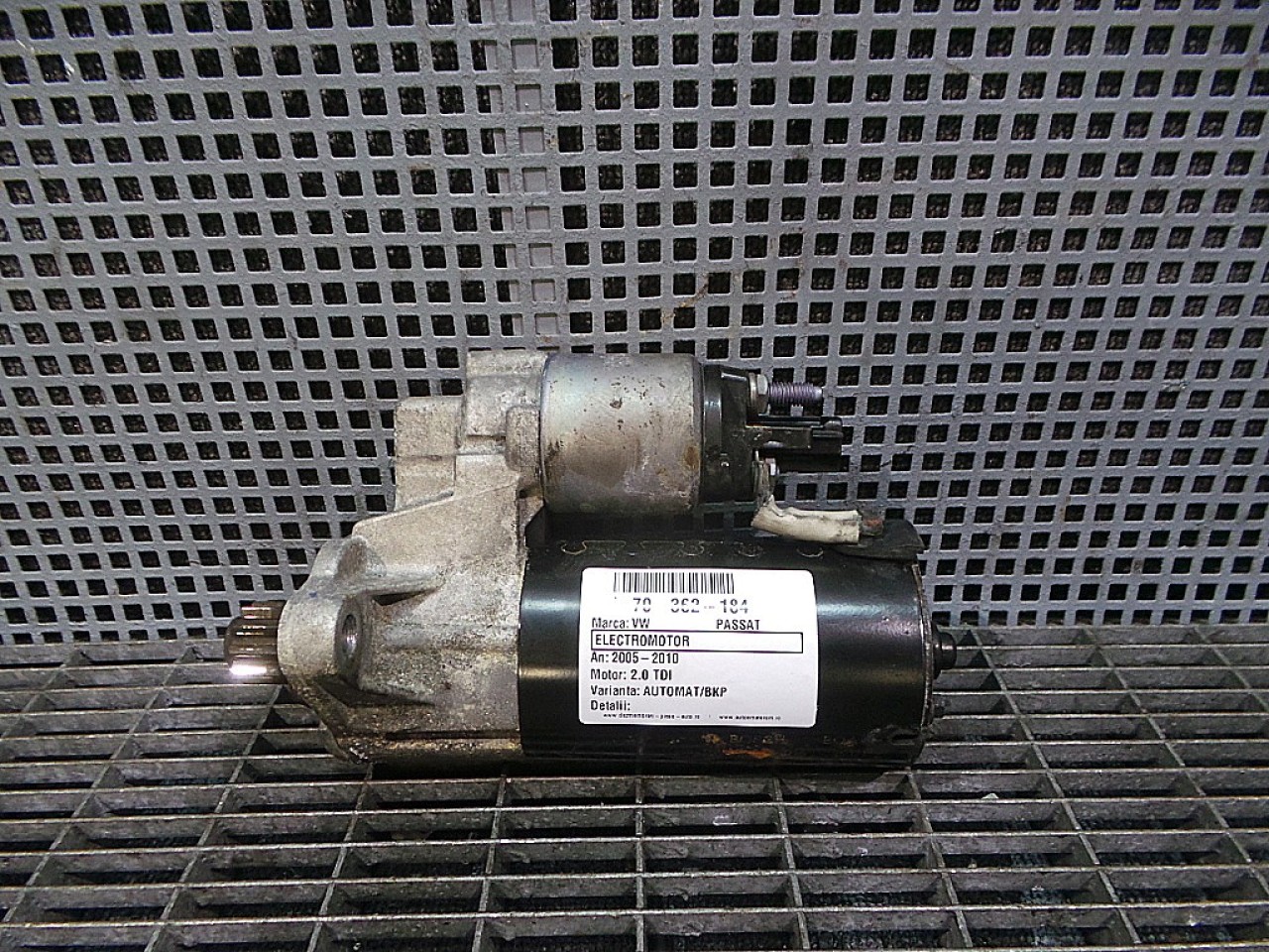 ELECTROMOTOR VW PASSAT PASSAT 2.0 TDI - (2005 2010)