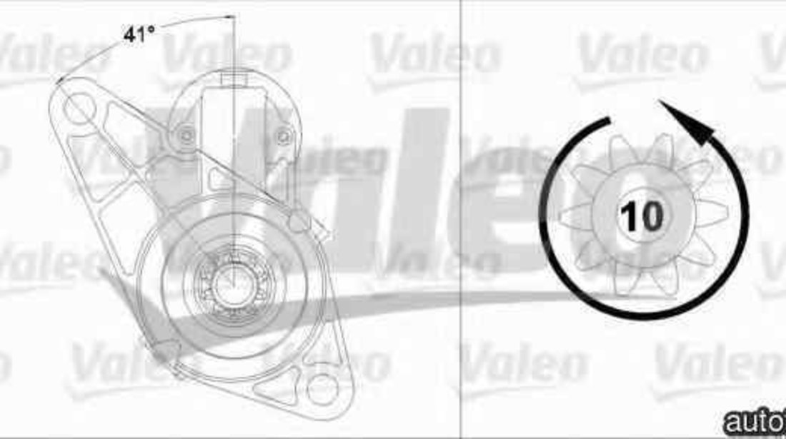 Electromotor VW POLO 9N VALEO 458214