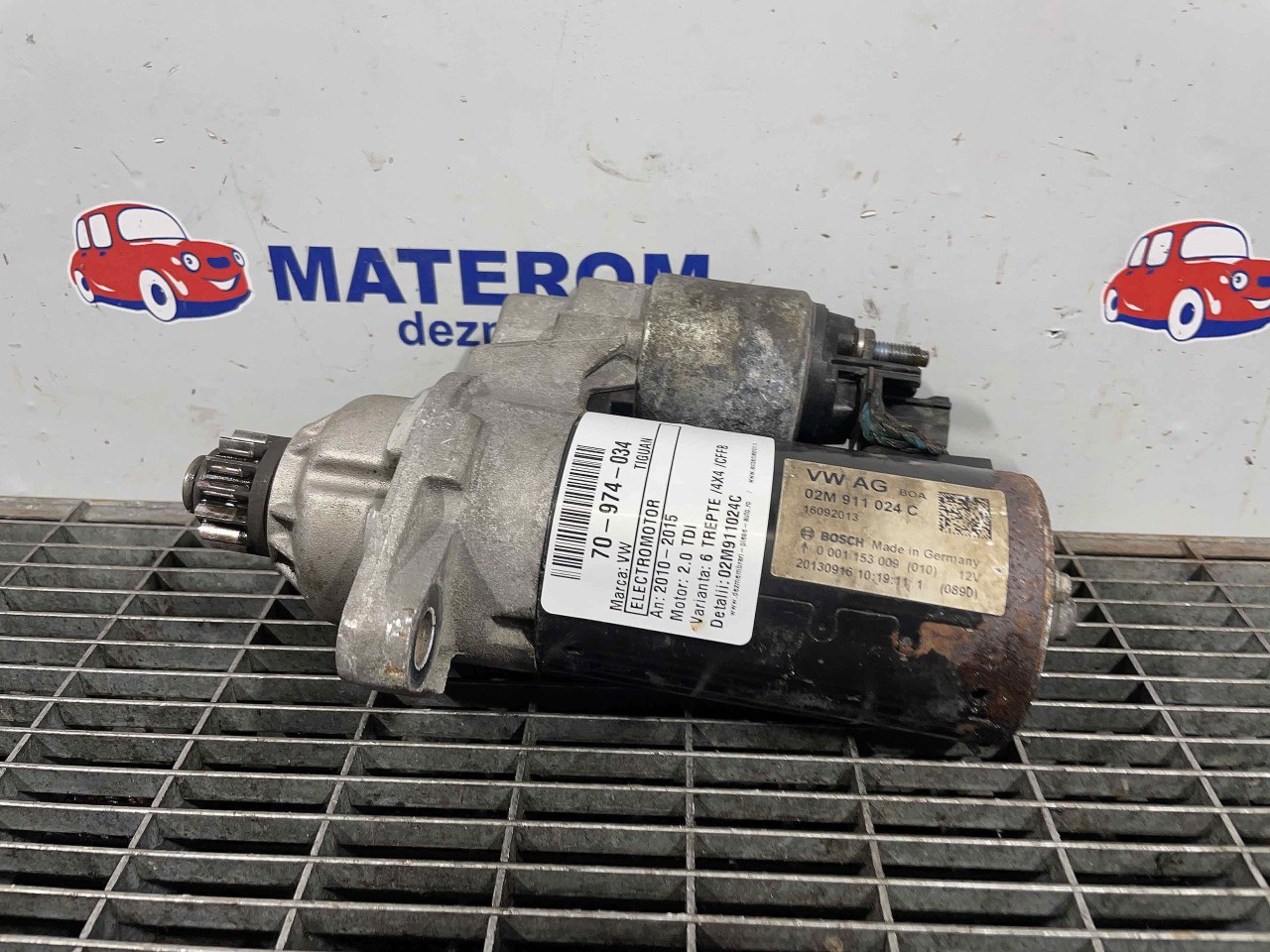 ELECTROMOTOR VW TIGUAN 2.0 TDI - (2010 2015)