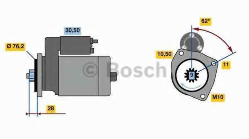 Electromotor VW TOUAREG 7P5 BOSCH 0 986 024 050