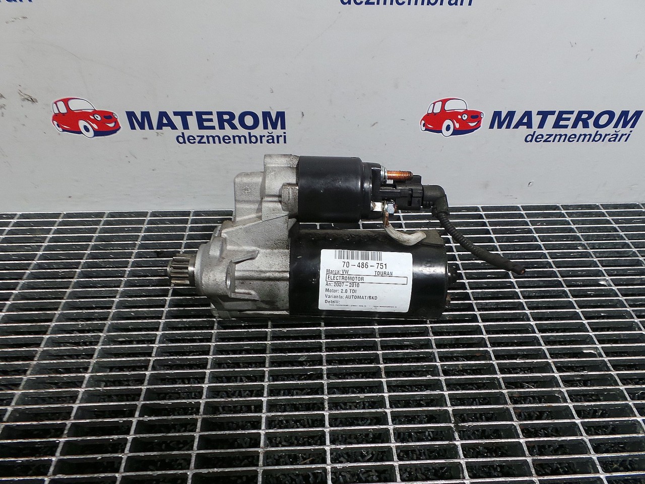 ELECTROMOTOR VW TOURAN 2.0 TDI - (2007 2010)