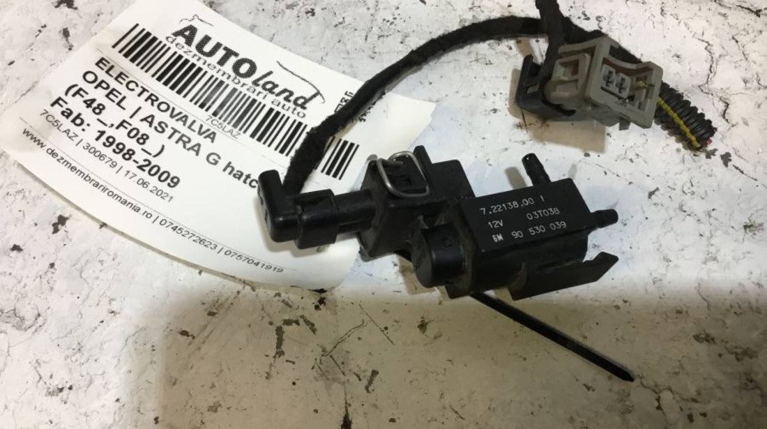 Electrovalva 72213800 Opel ASTRA G hatchback F48 ,F08 1998-2009