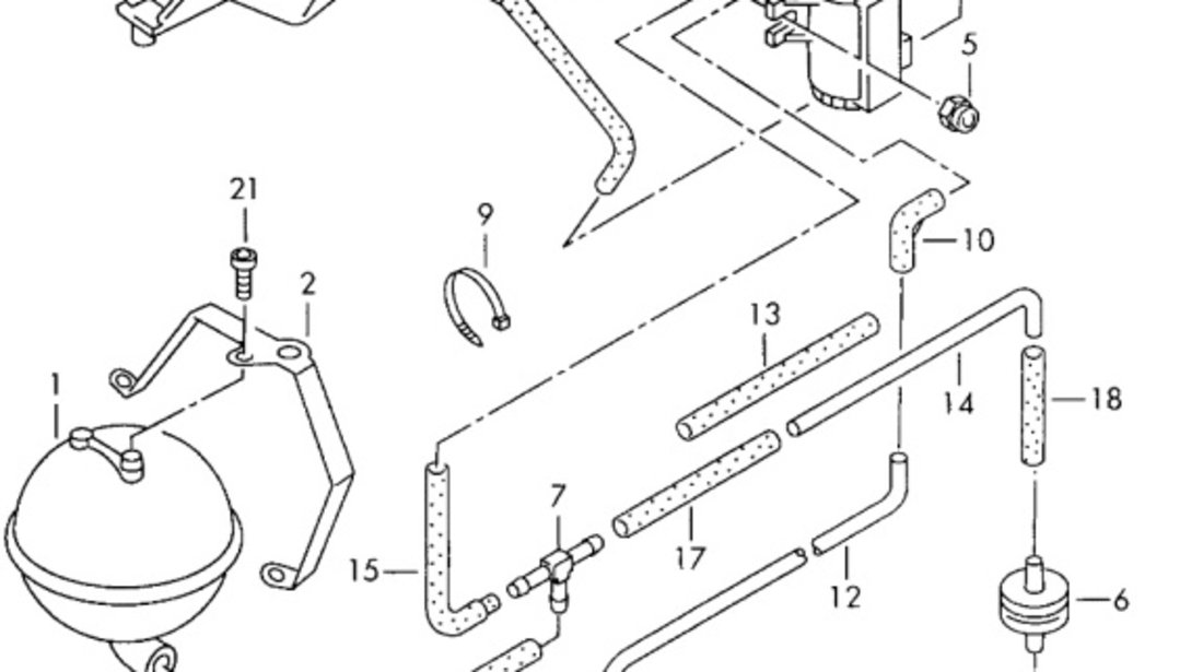 Electrovalva Audi A4 B5 (1994-2001) 1H0906627 OEM 1H0906627