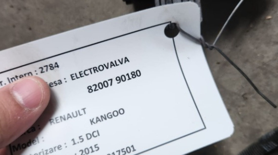 Electrovalva Renault Kangoo 1.5 dci K9K 2015 E5 Cod : 8200790180