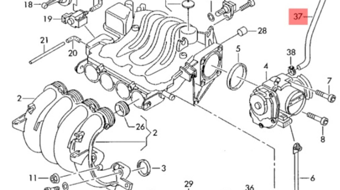 Electrovalva VOLKSWAGEN POLO (9N_) [ 2001 - 2012 ] VAG OEM 03E133518C 03E 133 518 C