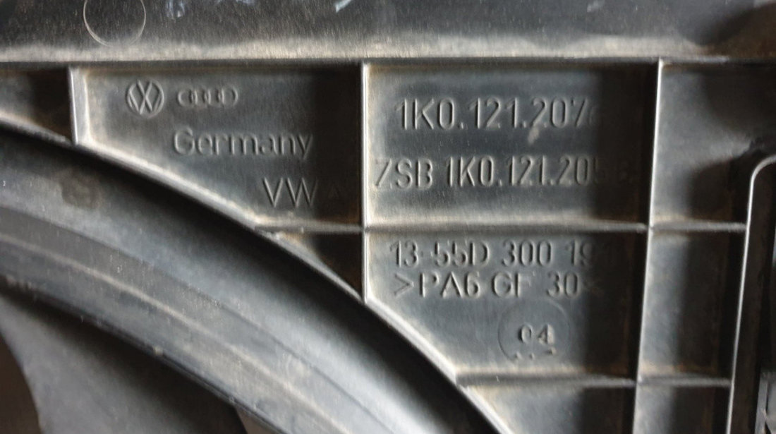 Electroventilatoare originale cu suport VW Caddy III 1.6 I 102 cai cod piesa : 1k0121207g