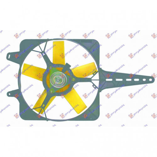 Electroventilator 1 1-1 4 (-Ac/) - Fiat Tempra 1990 , 7606545