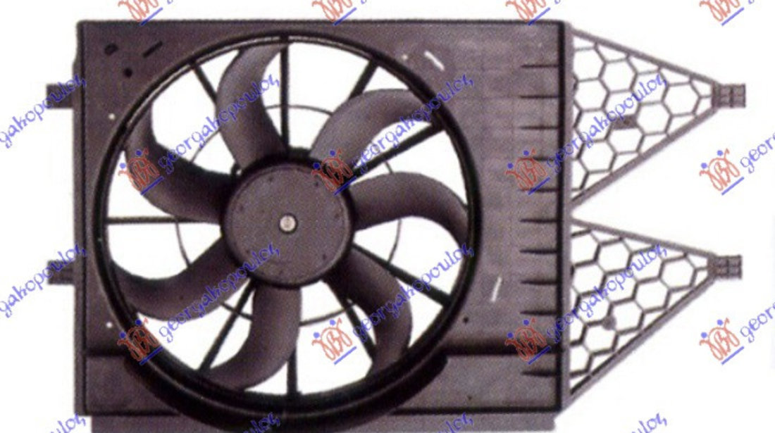 Electroventilator 1 2-1 4tsi/1 2-1 4-1 6-1.9 Tdi - Seat Ibiza 2008 , 6q0959455ad