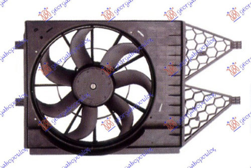 Electroventilator 1 2-1 4tsi/1 2-1 4-1 6-1.9 Tdi - Seat Ibiza 2008 , 6q0959455ad