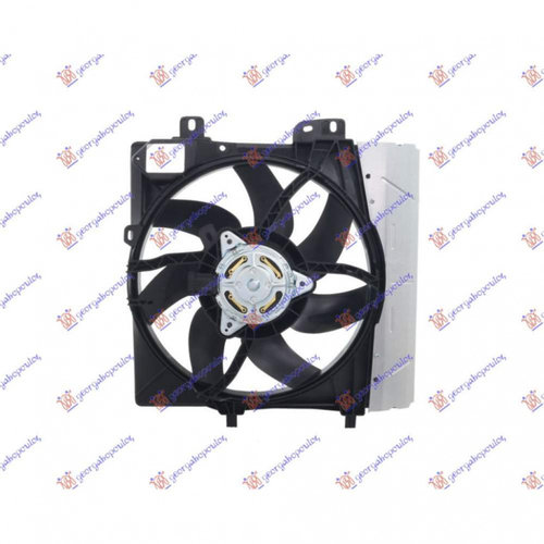 Electroventilator 1 2 Turbo Benzina - 1 6 Turbo D Diesel (1 Plug) (38cm) - Opel Crossland X 2017 , 1...