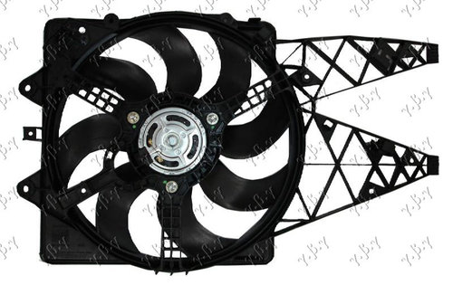 Electroventilator 1 3dm-Jet/1 4 Abarth (Oblong Plug) - Fiat Grande Punto 2005 , 51831012