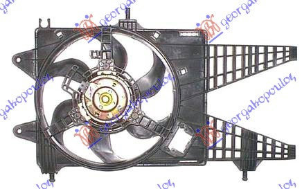 Electroventilator 1 3multijet +/-Ac/ - Fiat Punto 2003 , 51708004
