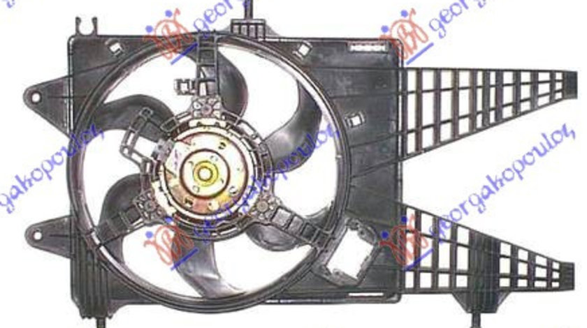 Electroventilator 1 3multijet +/-Ac/ - Fiat Punto 2003 , 51708004