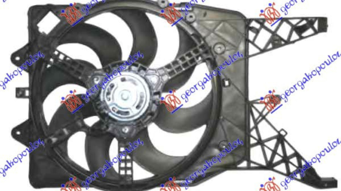 Electroventilator 1 4/1 6 Turbo Benzina 1 3-1 7 Cdti Diesel (Oblong Plug) 300w - Opel Corsa D 2006 , 1341398