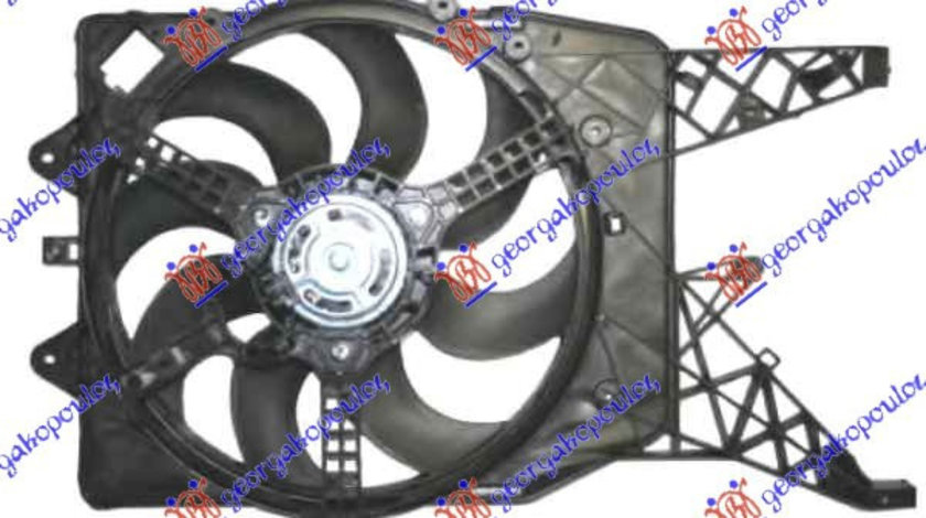 Electroventilator 1 4/1 6 Turbo Benzina 1 3-1 7 Cdti Diesel (Oblong Plug) 300w - Opel Corsa D 2006 , 1341398