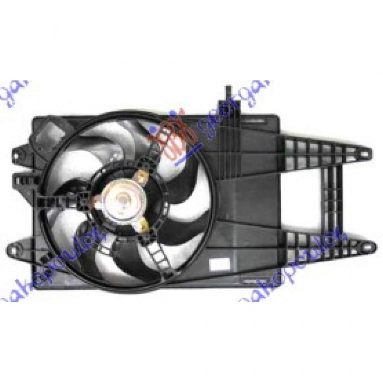 Electroventilator 1 4 +Ac/ - Lancia Y 2003 , 51738688