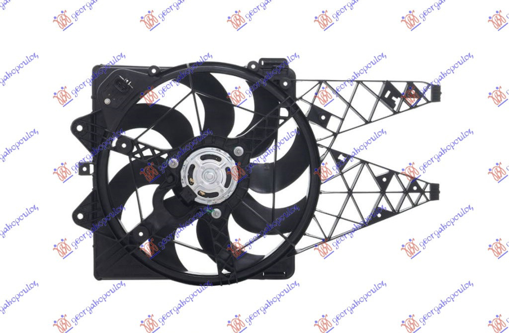 Electroventilator 1 4cc (Diesel) - Fiat Bravo 2007 , 51805131