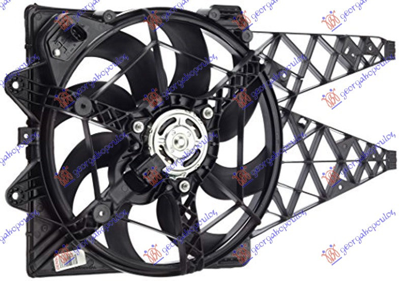 Electroventilator 1 4turbo-1 6mjet - Fiat Bravo 2007 , 51805133