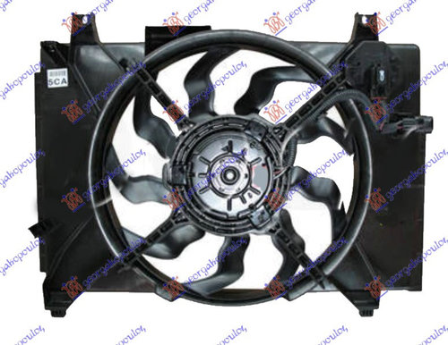 Electroventilator 1 5 Crdi +Ac/ - Hyundai Accent Sdn 2006 , 25380-1e350