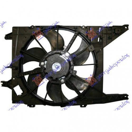 Electroventilator 1 5 Diesel (385mm) (2+2 Pin) - Dacia Duster 2010 , 214819914r