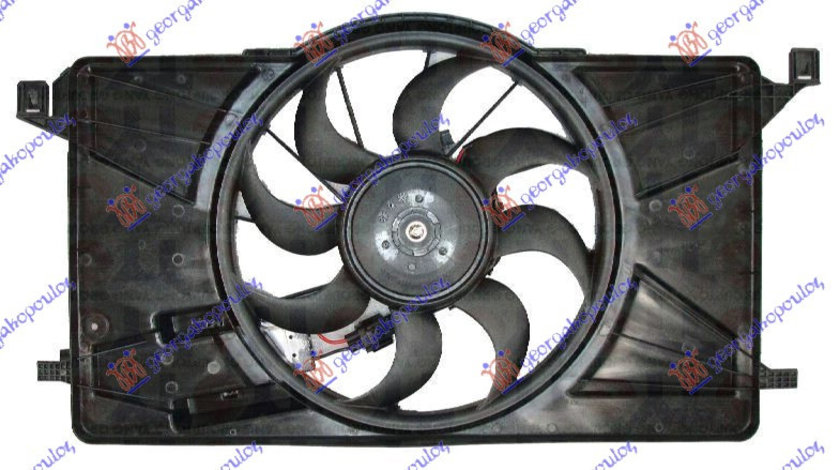 Electroventilator () 1 6 Benzina (390mm) (2pin) (W/Control Unit) - Ford Focus 2011 , 8v61-8c607fc