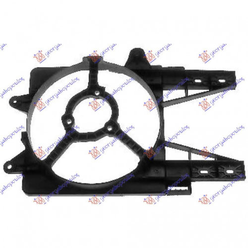 Electroventilator 1 8-2 0 Benzina +/-Ac/ - Fiat Multipla 1998 , 7762670