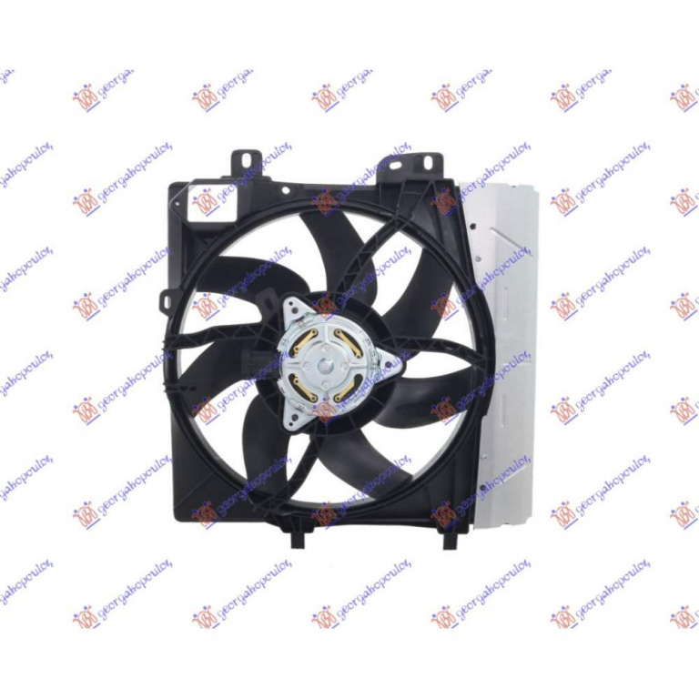 Electroventilator (1 Cable) (33cm) - Citroen C4 Cactus 2014 , 9612028580