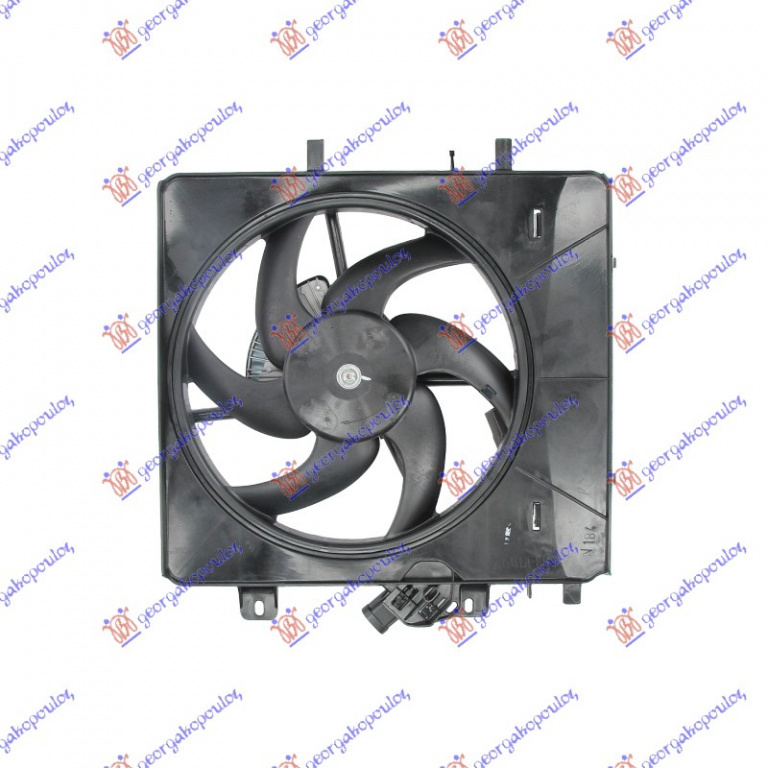 Electroventilator (2 Cable) (34cm) - Citroen C3 2002 , 1253h3
