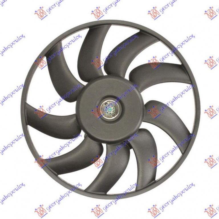 Electroventilator (35 Cm) Gas-Benzina - Audi Q32011 2012 , 8k0959455f