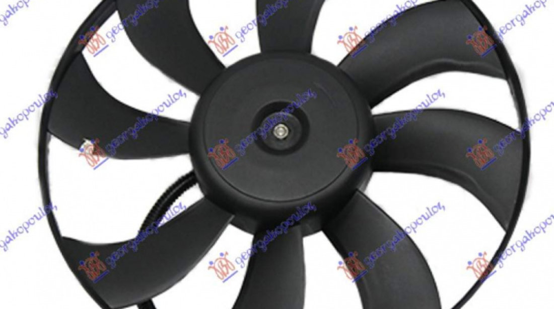 Electroventilator (39mm) (250w) - Skoda Roomster 2010 , 6q0959455n