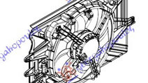 Electroventilator -Ac/ 0 9-1 4t -1 3jtd - Fiat 500...