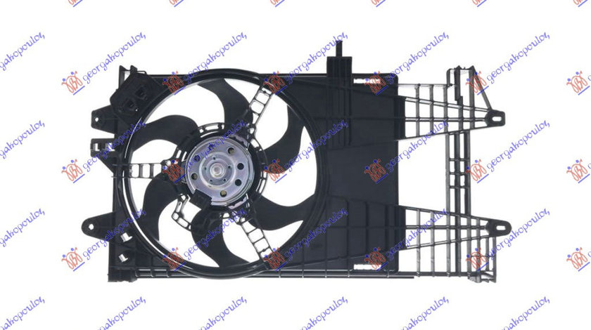 Electroventilator +Ac/ 02-03 Marelli Type - Fiat Punto 1999 , 51703066